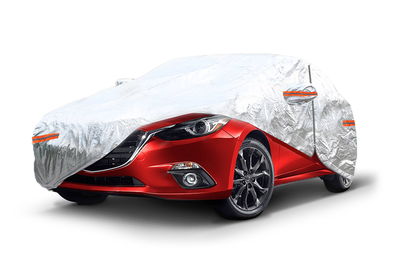 01110-carcover-01-3.jpg Prelata pentru Autoturisme, culoare argintie, marimea M (430 x 165 x 120cm) - imagine 1