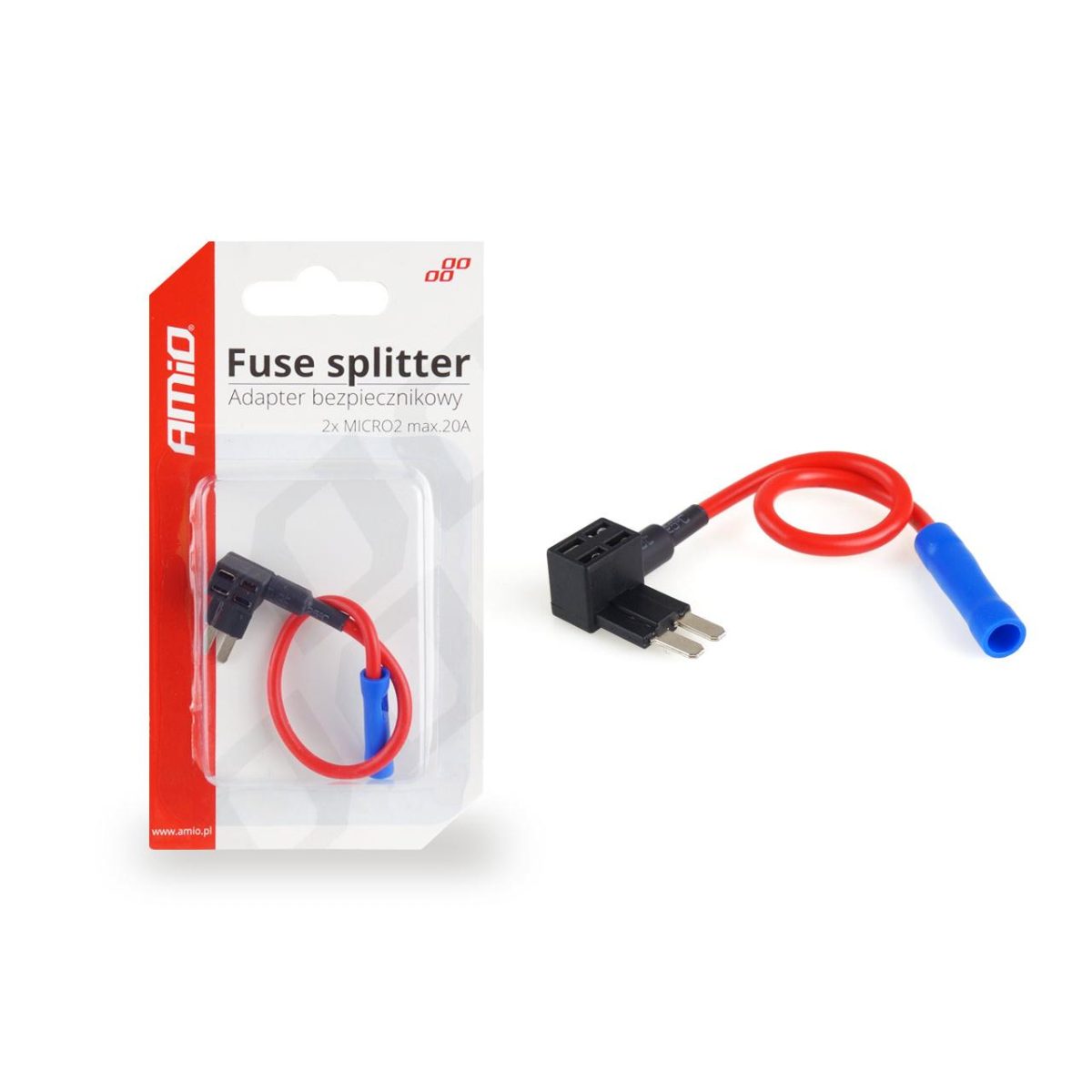 Splitter Adaptor Siguranta Suplimentara Compatibil Sigurante 2 X Micro 2, Max. 20A