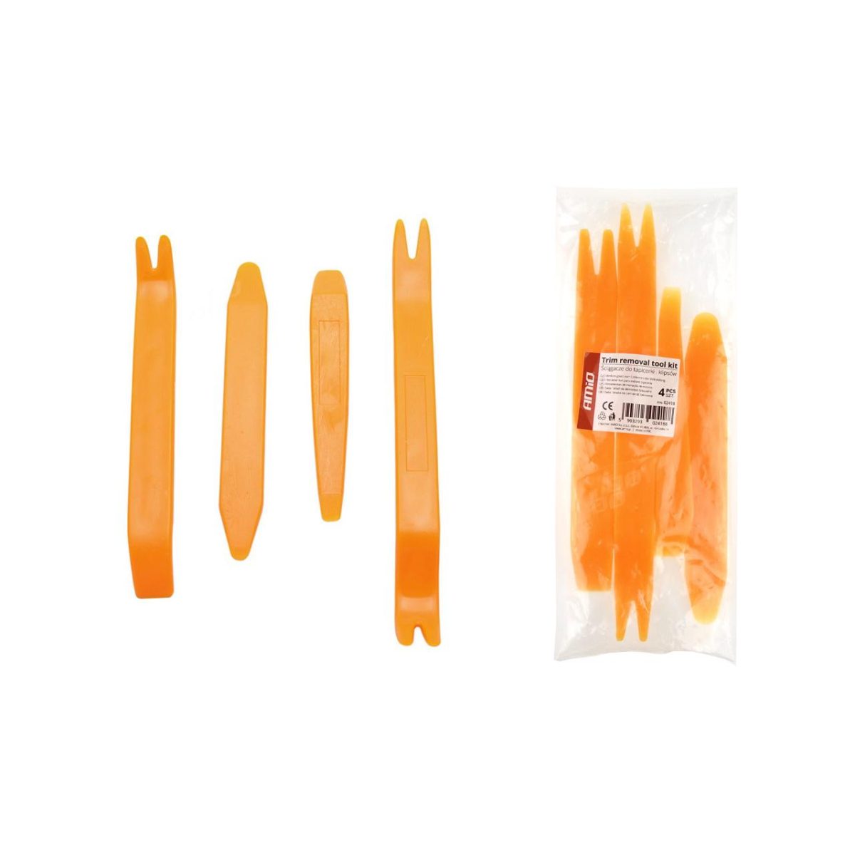 Set 4 Buc. Cleme Extractoare Pentru Demontat Tapiterie Auto
