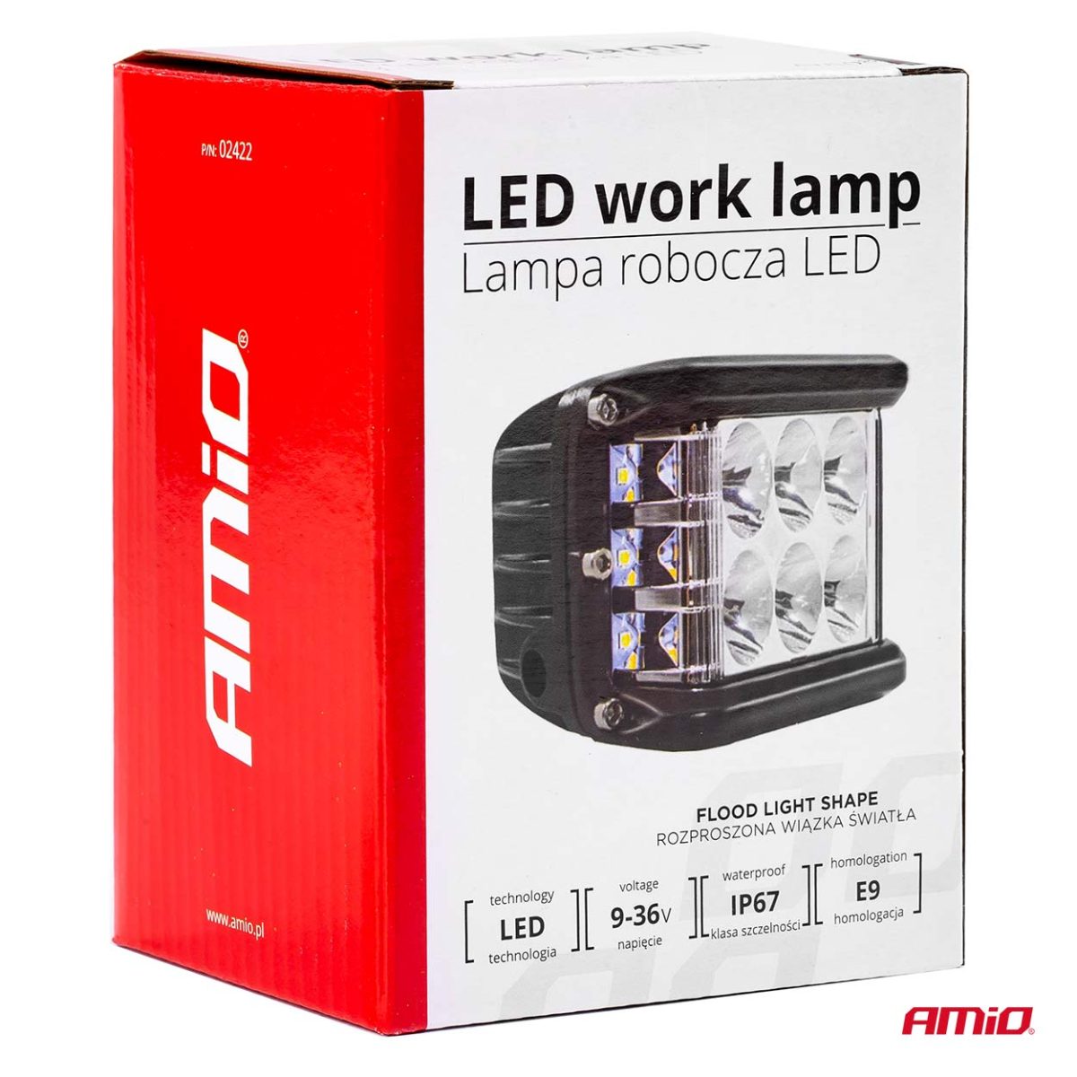 Proiector Led Pentru Off-Road, Atv, Ssv, 110 X 75 Mm - Imagine 10