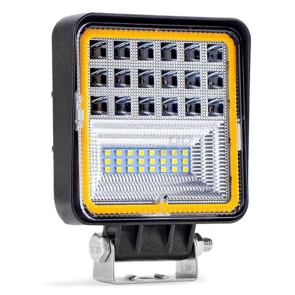 Proiector LED pentru Off-Road, ATV, SSV, 110 x 110 mm