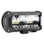 Proiector LED pentru Off-Road, ATV, SSV, cu doua fluxuri de lumina, culoare 6500K, 120W, tensiune 9 - 36V, dimensiuni 170 x 74 x 63 mm