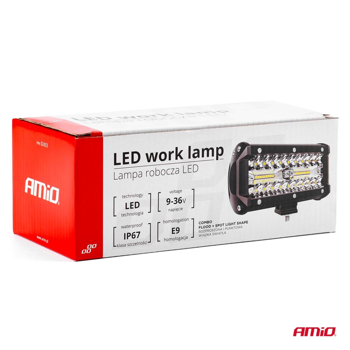 Proiector Led Pentru Off-Road, Atv, Ssv, Cu Doua Fluxuri De Lumina, Culoare 6500K, 120W, Tensiune 9 - 36V, Dimensiuni 170 X 74 X 63 Mm