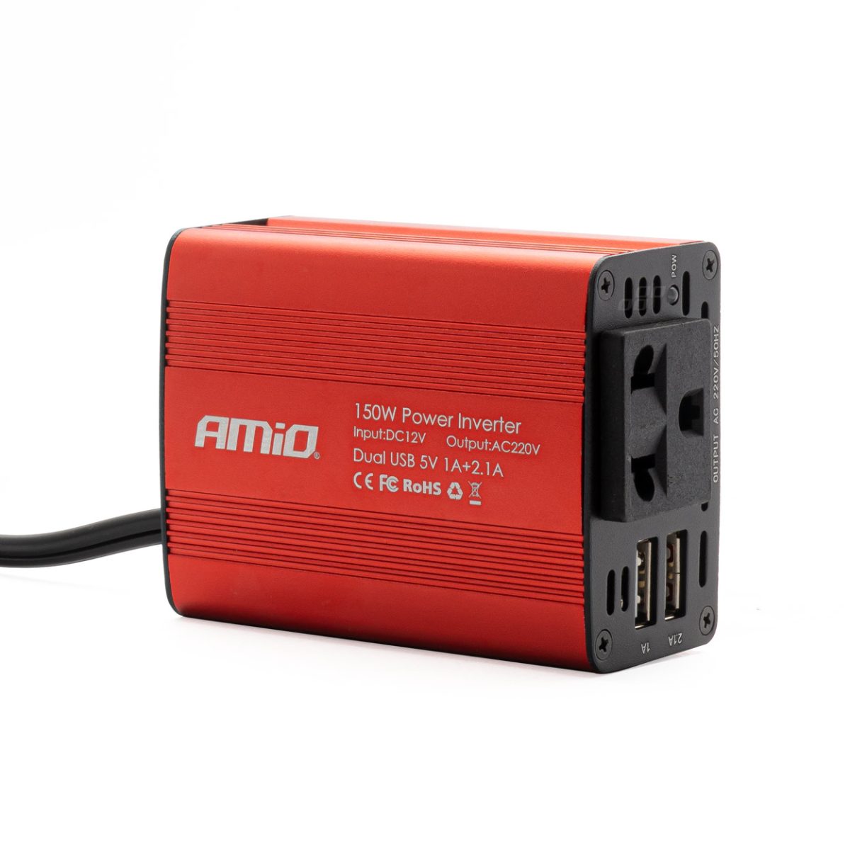 Convertor De Tensiune 12V -&Amp;Gt; 230V, 150W/300W, 2 X Usb 5V