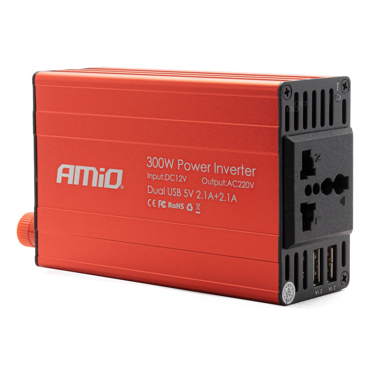 Convertor De Tensiune 12V -&Amp;Gt; 220V, 300W/600W, 2 X Usb 5V