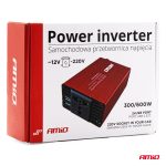 Convertor de tensiune 12V -> 220V, 300W/600W, 2 x USB 5V - imagine 9