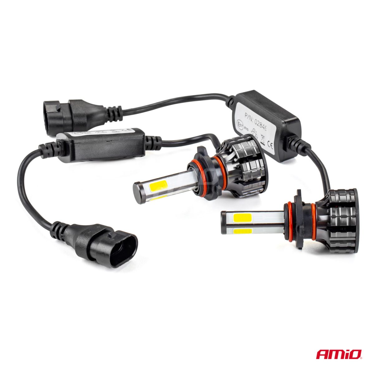 Instalatie Led Cob 2Side Amio, Compatibil Hb3, Destinat Competitiilor Auto Sau Off-Road