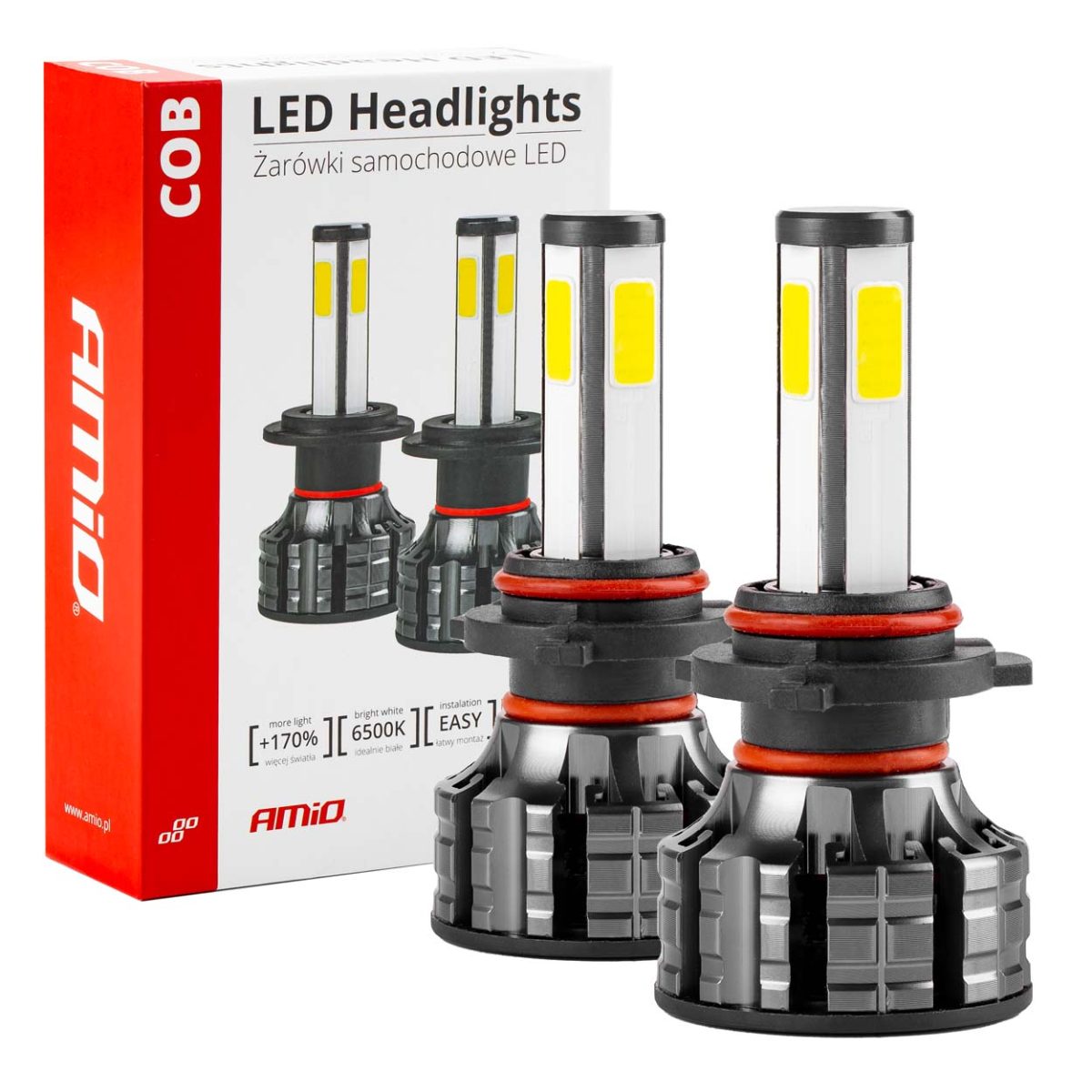 Instalatie Led Cob 2Side Amio, Compatibil Hb4, Destinat Competitiilor Auto Sau Off-Road