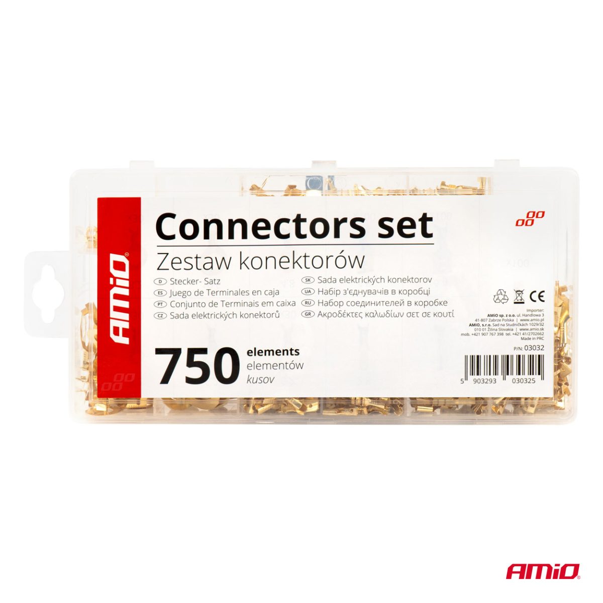 Set 750 Conectori Terminali Pentru Circuite Electrice