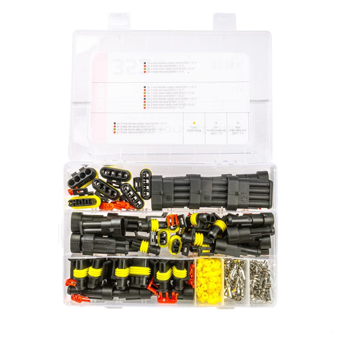 Set 352 Conectori Terminali Ermetici, 6 Dimensiuni