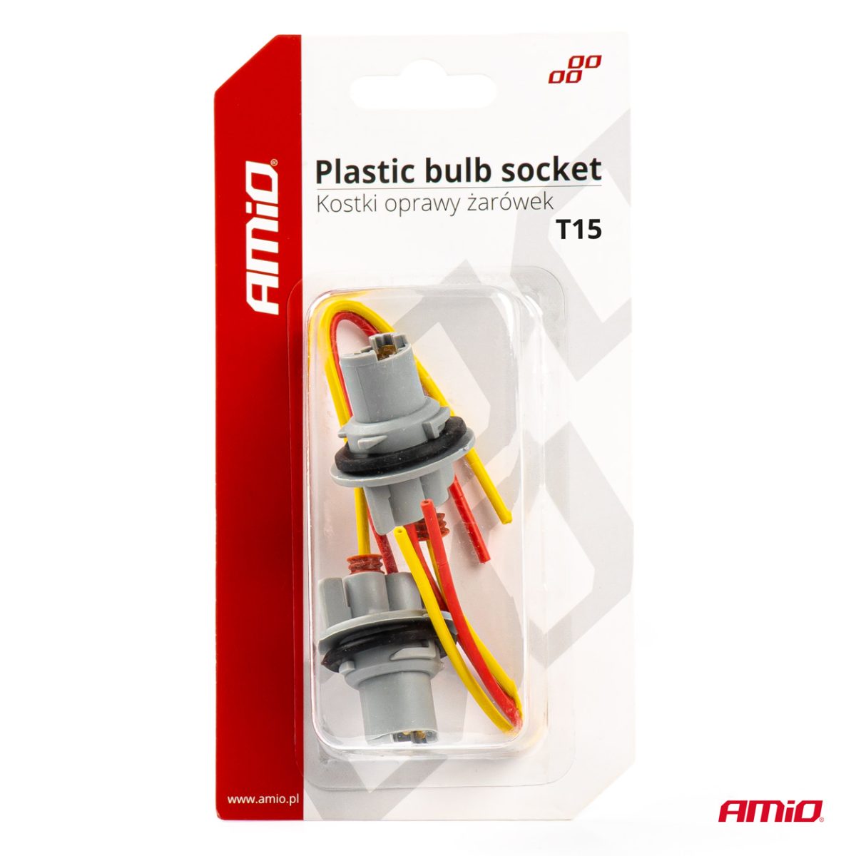 Set 2 Socluri Bec T15, W16W, W5W, Cu Garnitura Din Cauciuc
