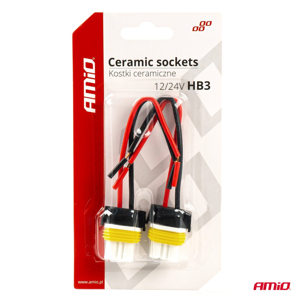 Set 2 Mufe Ceramice Drepte, Soclu Hb3, 9005, Rezistente Termic