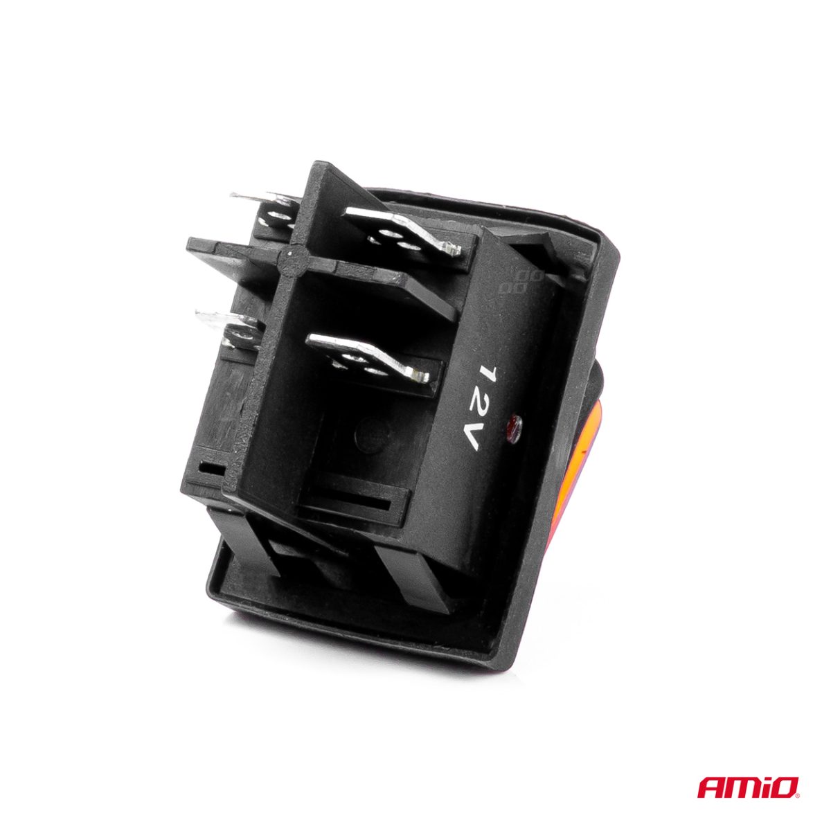 Intrerupator On/Off, 12/24V, Dreptunghiular, Waterproof, Iluminat Culoare Galben, Destinatie Auto, Utilitare, Off-Road, Atv, Ssv, Quad