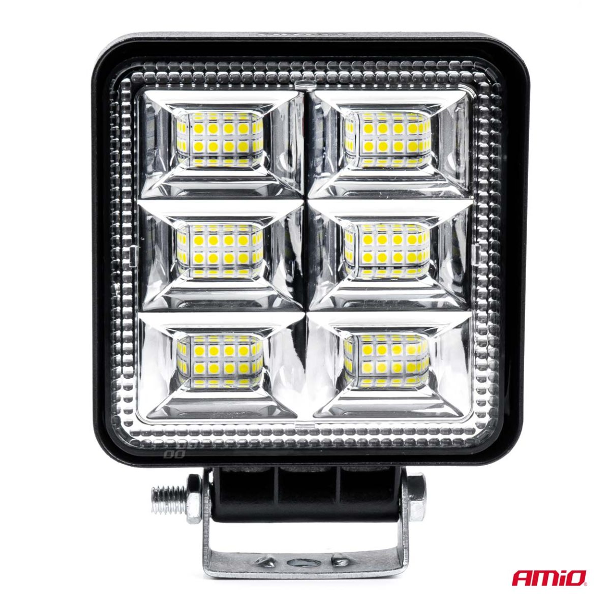 Proiector Led Pentru Off-Road, Atv, Ssv, Putere 144W, Culoare 6500K, Tensiune 9-36V, Dimensiuni 110 X 110 X 35 Mm