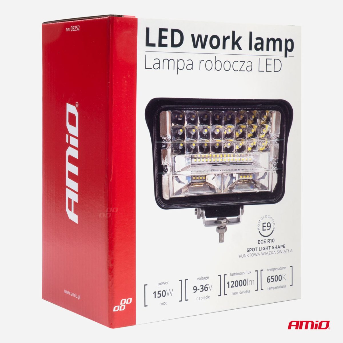 Proiector Led Pentru Off-Road, Atv, Ssv, Putere 150W, Culoare 6500K, Tensiune 9-36V, Dimensiuni 170 X 110 X 60 Mm