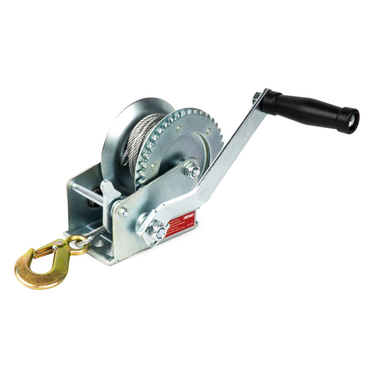 Troliu Manual Cu Manivela Si Blocaj, Capacitate 450Kg, Cablu Metalic Lungime 5M, Avx-Am03282