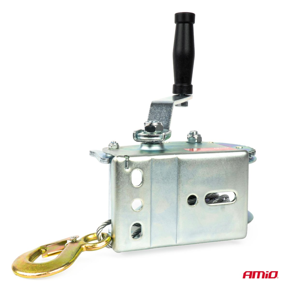 Troliu Manual Cu Manivela Si Blocaj, Capacitate 450Kg, Cablu Metalic Lungime 5M, Avx-Am03282