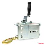 Troliu Manual cu manivela si blocaj, capacitate 450kg, cablu metalic lungime 5m, AVX-AM03282 - imagine 3