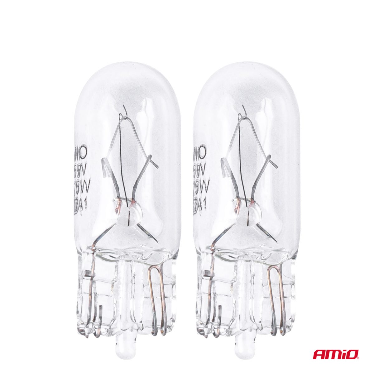 Set 2 Becuri Cu Halogen, Soclu T10, W5W, W2.1X9.5D, Alimentare 12V