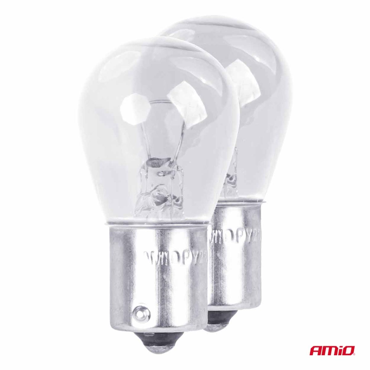 Set 2 Becuri Cu Halogen, Soclu P21W, Ba15S, Alimentare 12V