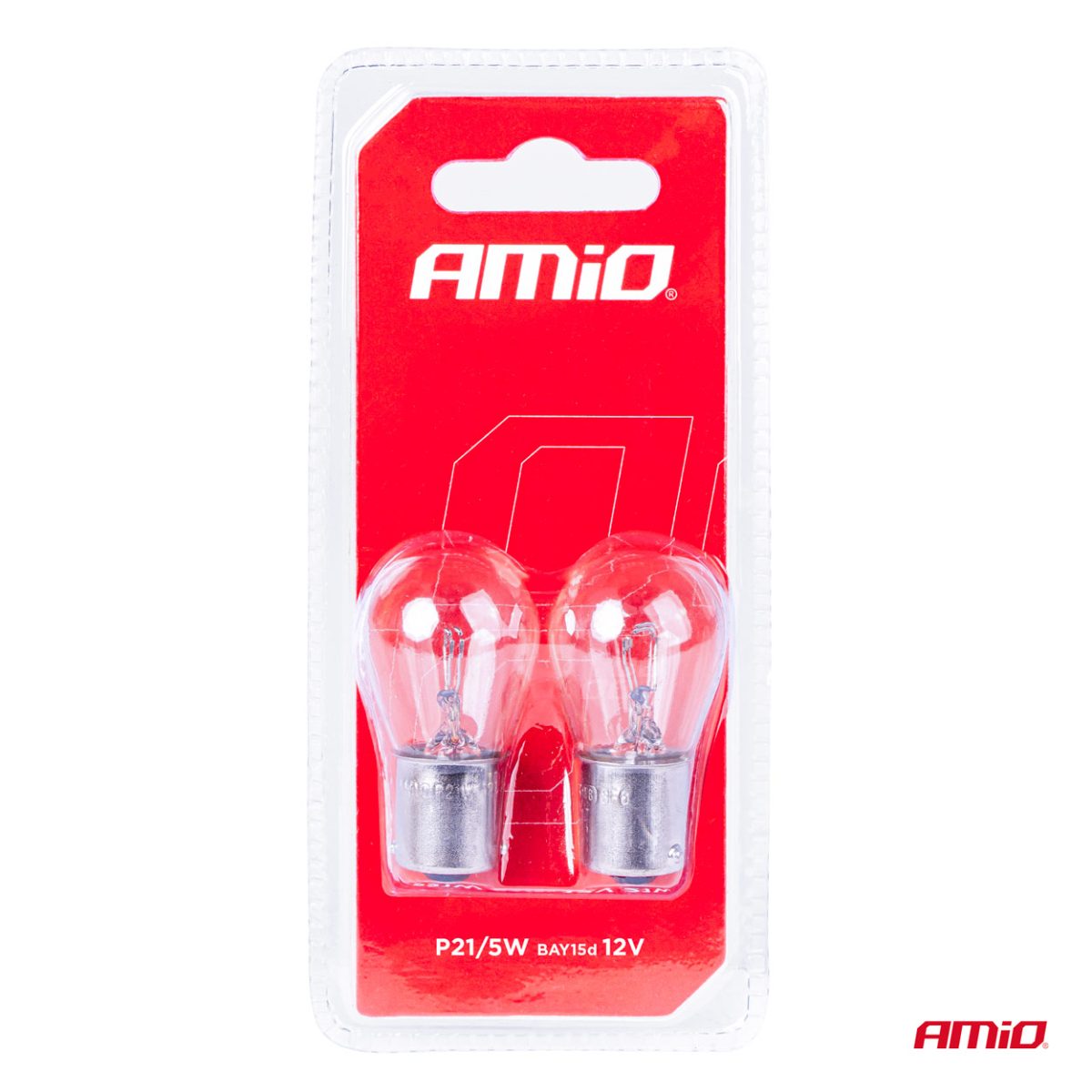 Set 2 Becuri Cu Halogen, Soclu P21, 5W, Bay15D, Alimentare 12V
