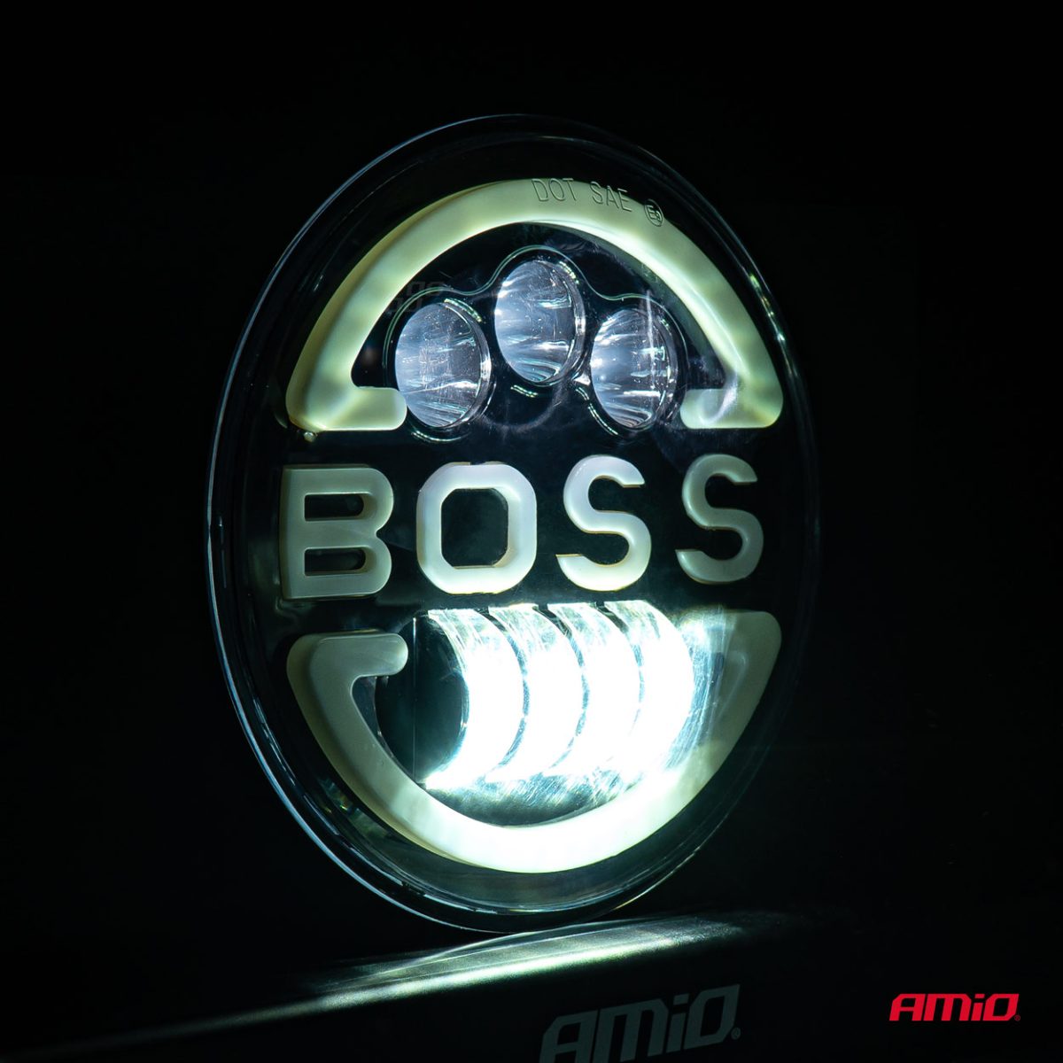 Lampa Suplimentara Led Pentru Vehicule Off-Road, Atv, Ssv, Cu Inscriptie &Quot;Boss&Quot;