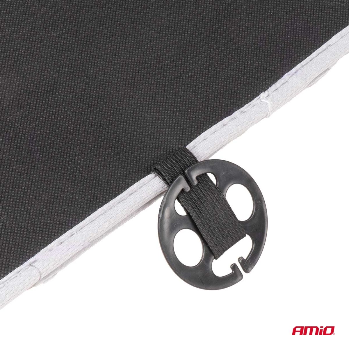 Husa Scaun Auto Cu Bile De Masaj Si Suport Lombar, Dimensiuni 110 X 46 Cm, Culoare Gri