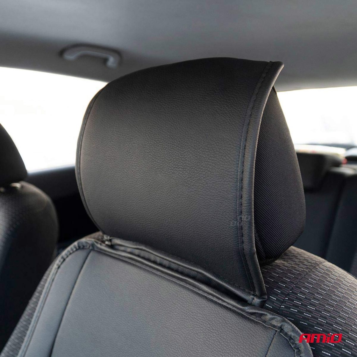 Husa Scaun Auto Cu Bile De Masaj, Suport Lombar Si Tetiera, Dimensiuni 147 X 68 Cm, Culoare Neagra