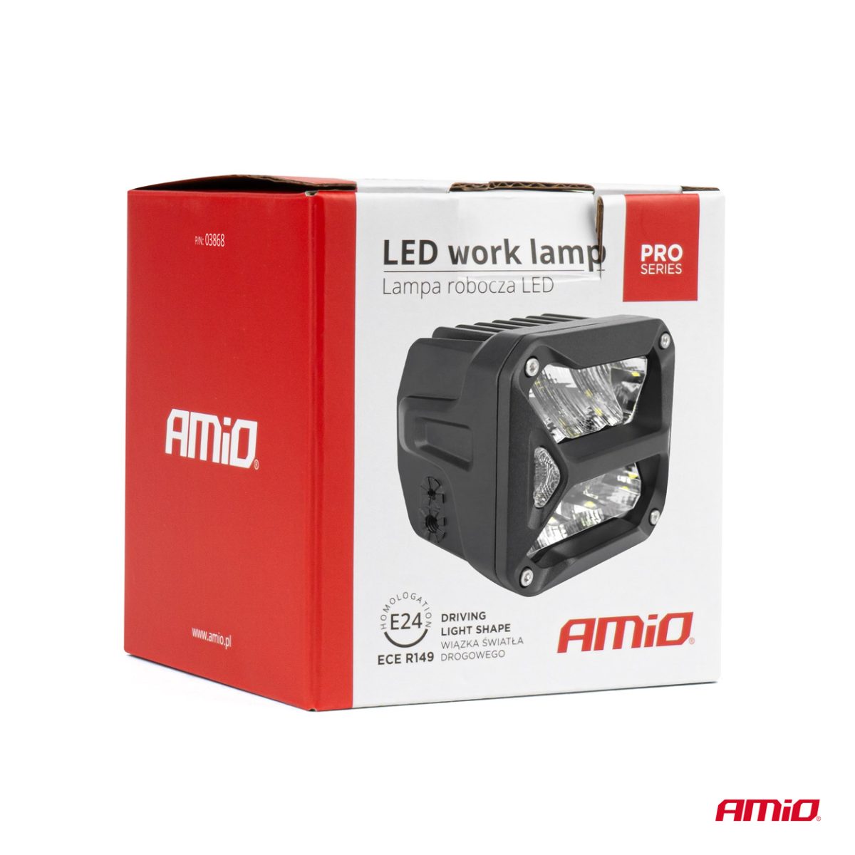 Proiector Led &Quot;Pro Series&Quot; Cu Doua Functii Pentru Off-Road, Atv, Ssv, Putere 58W, 7200Lm, Culoare 6000K, Tensiune 10-30V, Dimensiuni 107 X 102 X 86 Mm