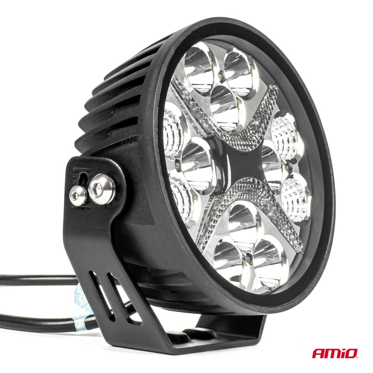 Proiector Led &Quot;Pro Series&Quot; Cu Doua Functii Pentru Off-Road, Atv, Ssv, Putere 54W, 7200Lm, Culoare 6000K, Tensiune 10-30V, Dimensiuni 140 X 140 X 61 Mm