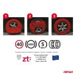 Set 2 lanturi de zapada textile, marime XXL, omologate EN16662-1 si Onorm V5121 - imagine 5