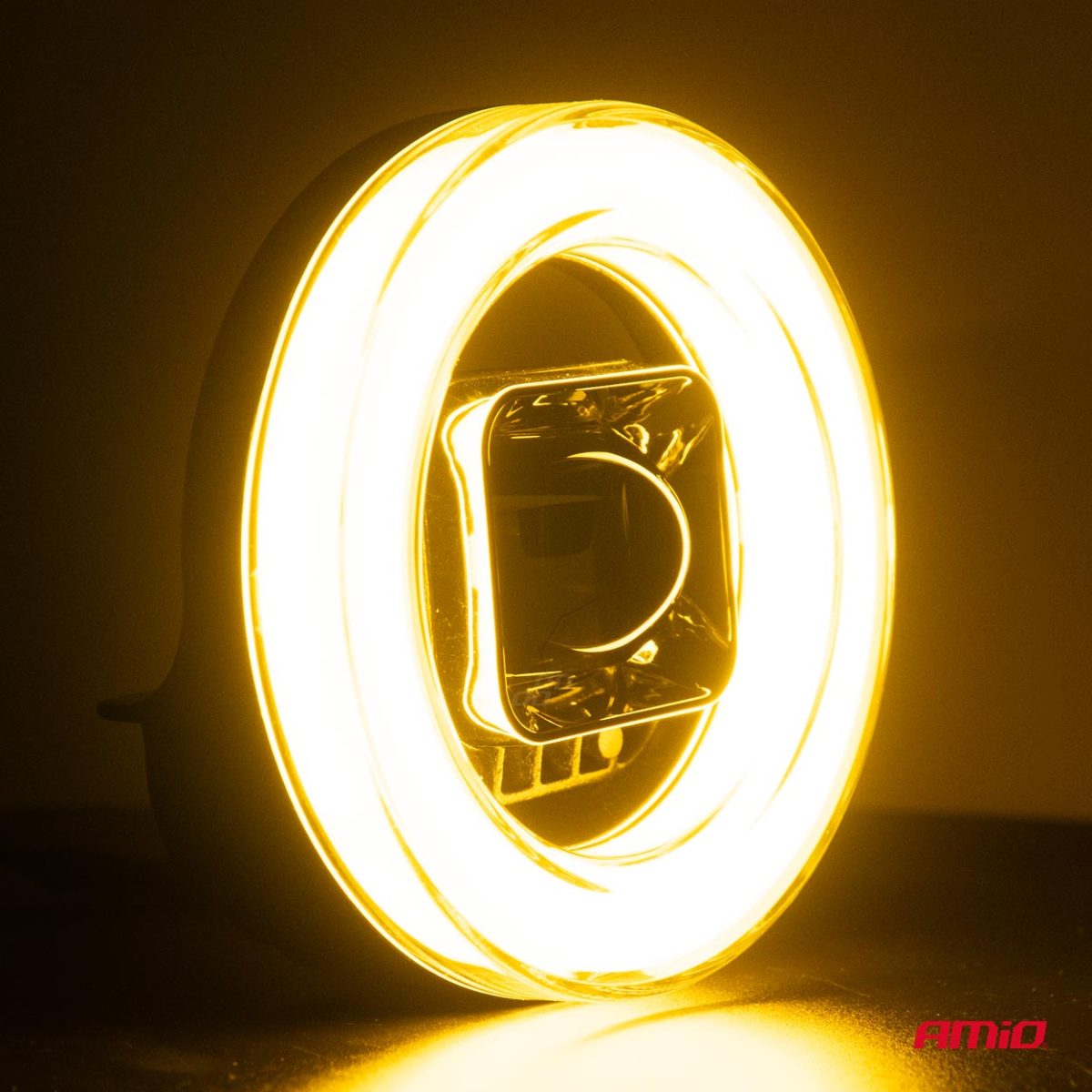 Proiector Led Cu Angel Eye Model Awl58, Pozitie, Semnalizare, Faza Lunga/Scurta, Pentru Off-Road, Atv, Ssv, Putere 45W, 8000Lm, Tensiune 9-36V, Dimensiuni 114,5 X 114,5 X 52 Mm