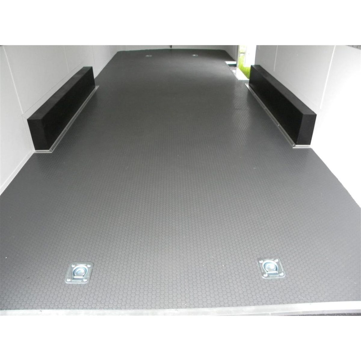 Covor Antiderapant Din Cauciuc, Linoleum Din Cauciuc Pentru Protectie Podea Auto - Model Circle