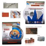 Disc diamantat segmentat, beton, taiere uscata, 115 mm/22.23 mm, Richmann Exclusive