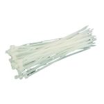 Coliere plastic albe 250 x 3
