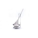 Suport inox cu lingura de lemn