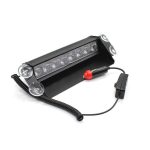 Lampa stroboscopica LED, montaj in parbriz, 8W, culoare Rosu - Albastru - imagine 4