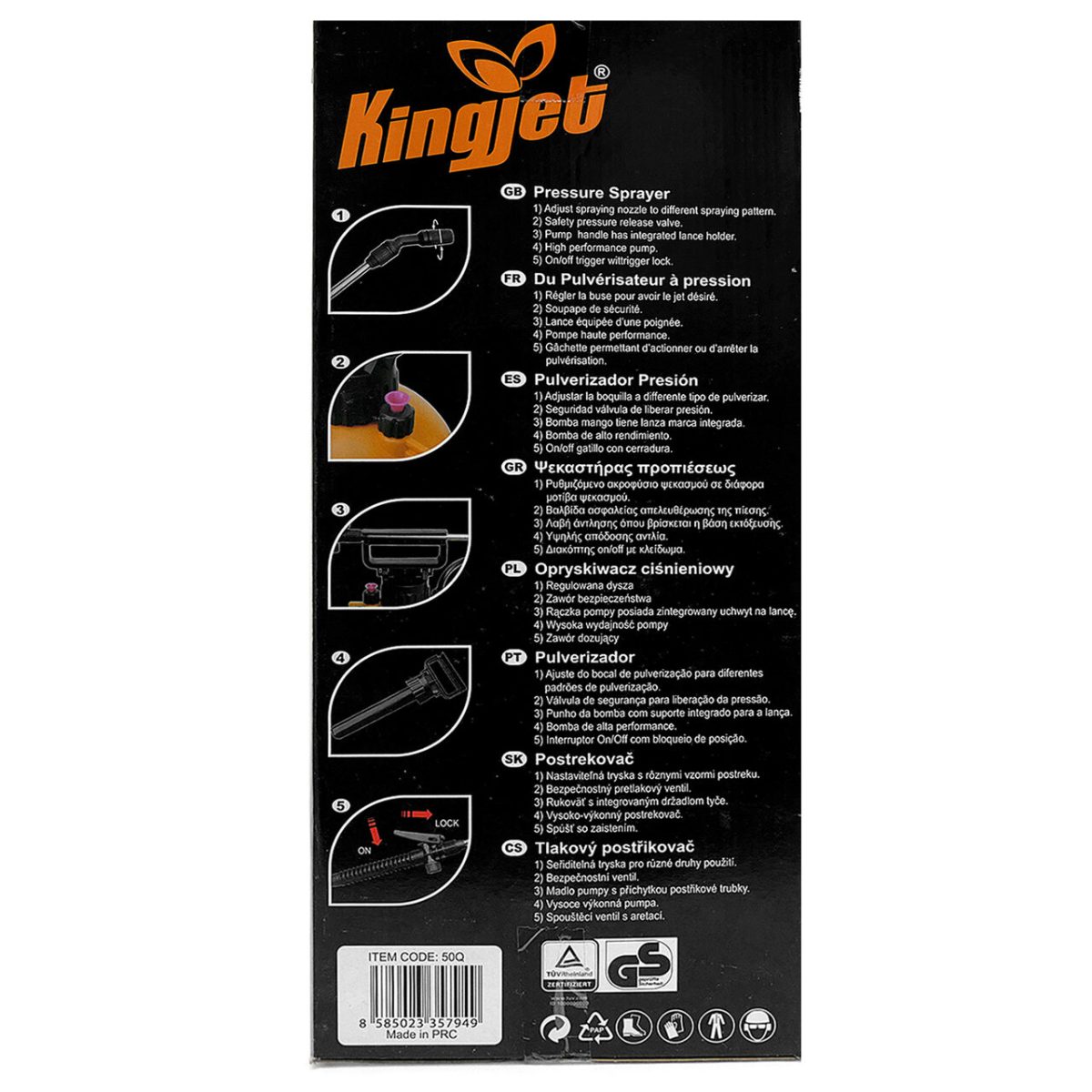 Pulverizator Gradina, Pompa De Stropit, Vermorel, Manual, Pentru Umar, 5 L, Kingjet