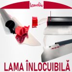 Set 3 gletiere profesionale, inox, 40, 60, 80 cm, adaptor, maner prelungitor 0.73-1.2 m, rola gletuit, Lanoliv - imagine 18