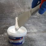 Spaclu inox monobloc, maner metalic, 150 mm, Olejnik - imagine 4