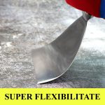 Spaclu inox monobloc, maner metalic, 100 mm, Olejnik - imagine 4