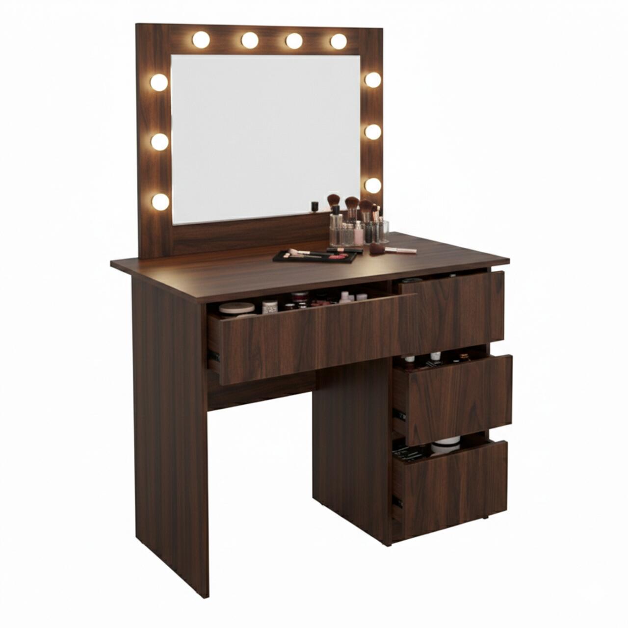 143776-Irina-wenge-3_square Masa de toaleta/machiaj, Irina, wenge, cu oglinda si LED-uri, 94x43x141 cm