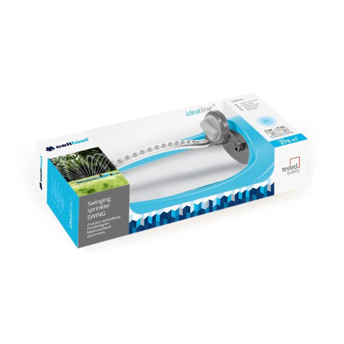 Aspersor Oscilant, 15 Duze, 279 Mp, Swing Ideal, Cellfast