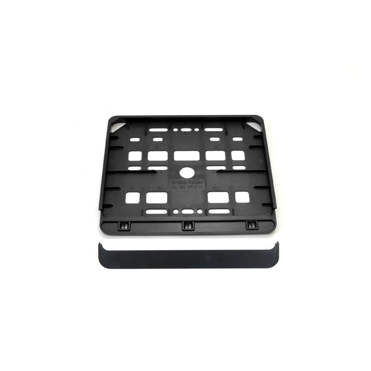 Suport Numar Inmatriculare Negru Pentru Motocicleta 15 X 19Cm
