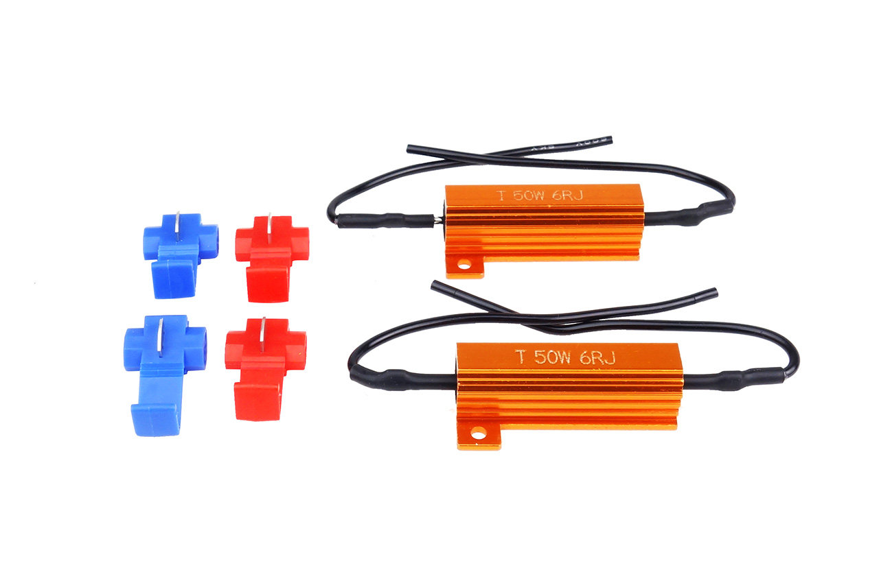 1_3sf1-cy-2.jpg Set 2 anulatoare eroare de bec ars pentru becuri cu LED 6Ohm, 50W, 12V - imagine 1