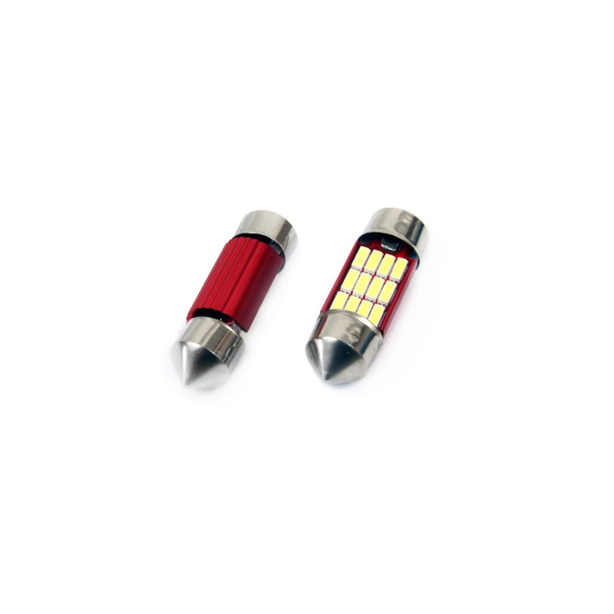 Set Becuri Auto Cu Led Canbus Sofit Compatibil C5W 12 Smd 31Mm Alb 12/24V, Destinat Competitiilor Auto Sau Off-Road