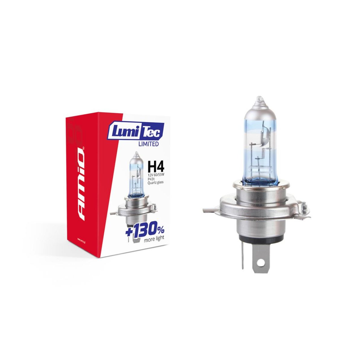 Bec Halogen H4 12V 60 / 55W Lumitec Limited + 130%