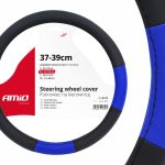 Husa volan negru + albastru SWC-04-M (37-39cm)