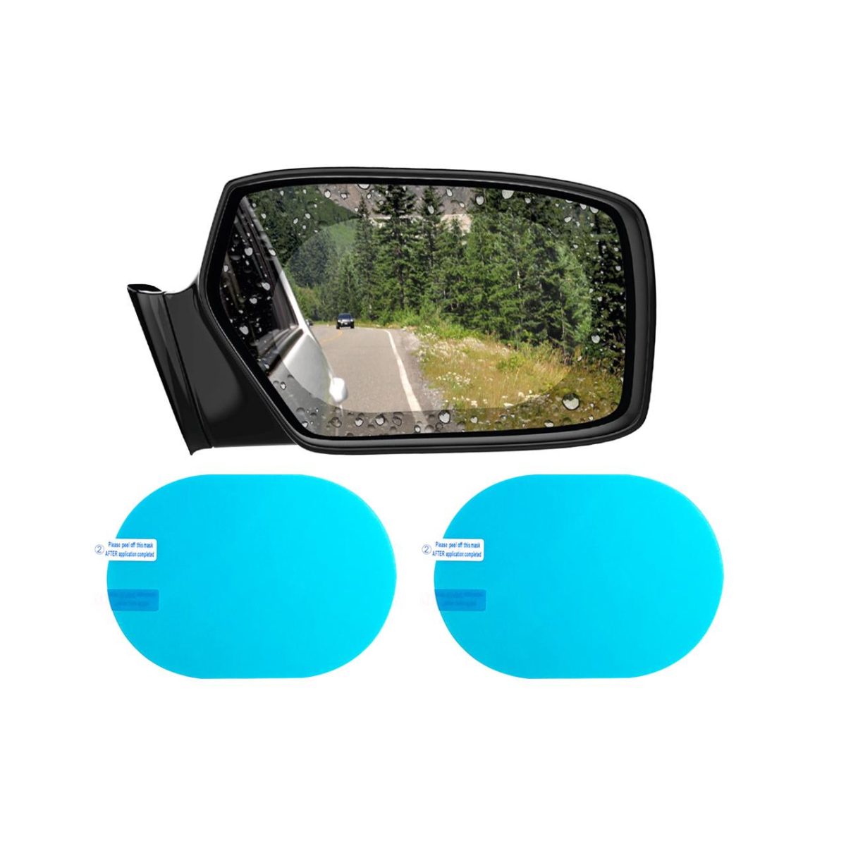 Folie Anti-Ceata Pentru Oglinzi, 135X95Mm, Set 2 Buc. (Anti-Fog)