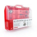 Set rezerva becuri si sigurante 19 buc 2xH7